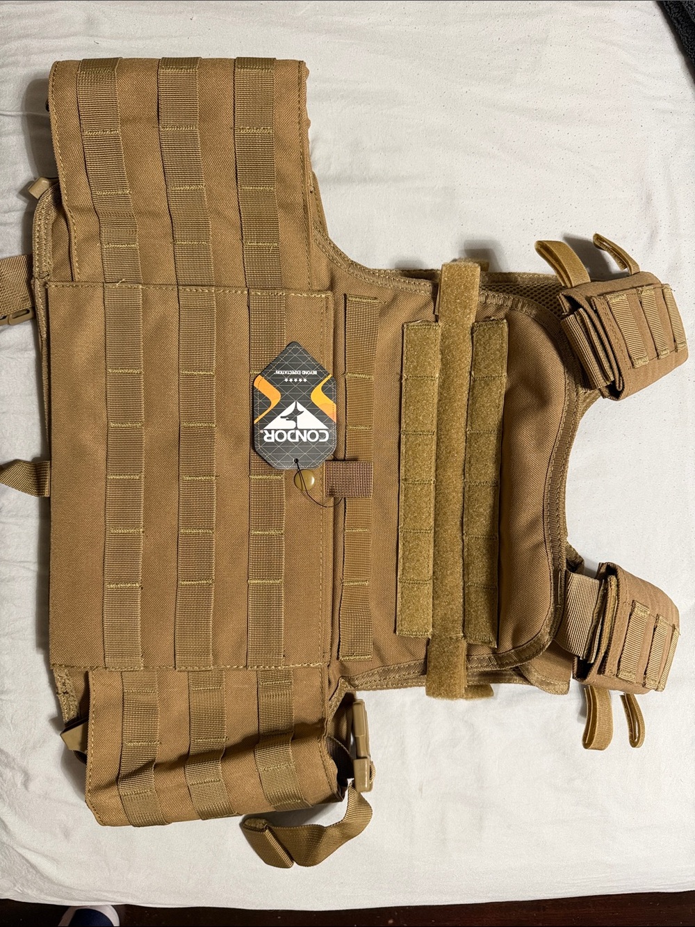 Condor MOPC-003 Modular Operator Plate Carrier Tan NWT MOLLE Tactical